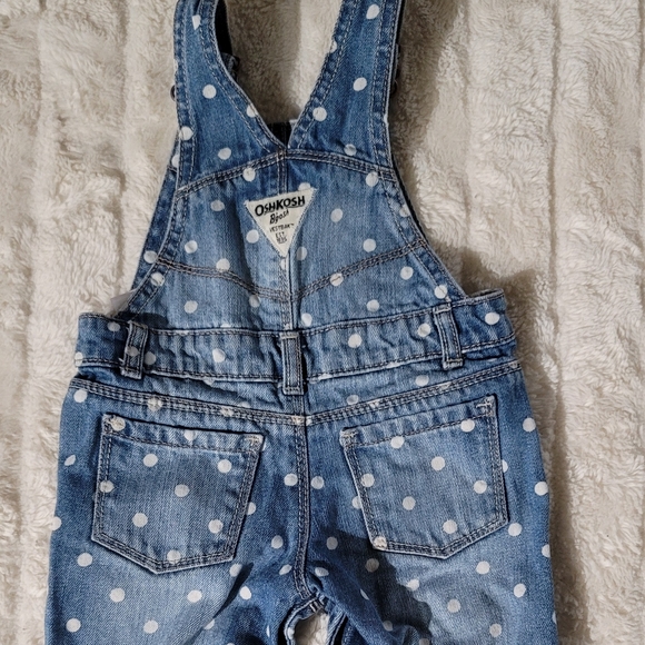 **SOLD**9M JEAN OVERALS WITH SNAPS - Picture 4 of 5